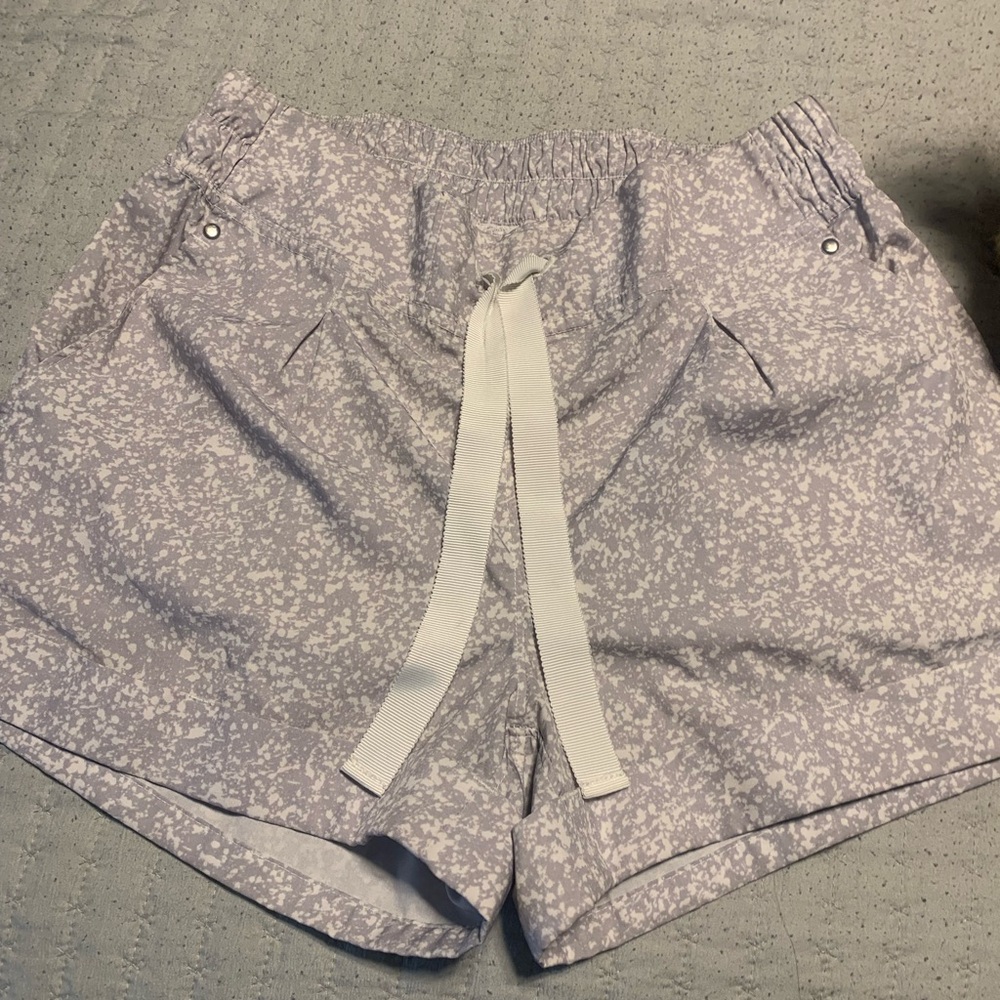 MPG Gray Athletic Shorts with Elastic Waistband and Drawstring